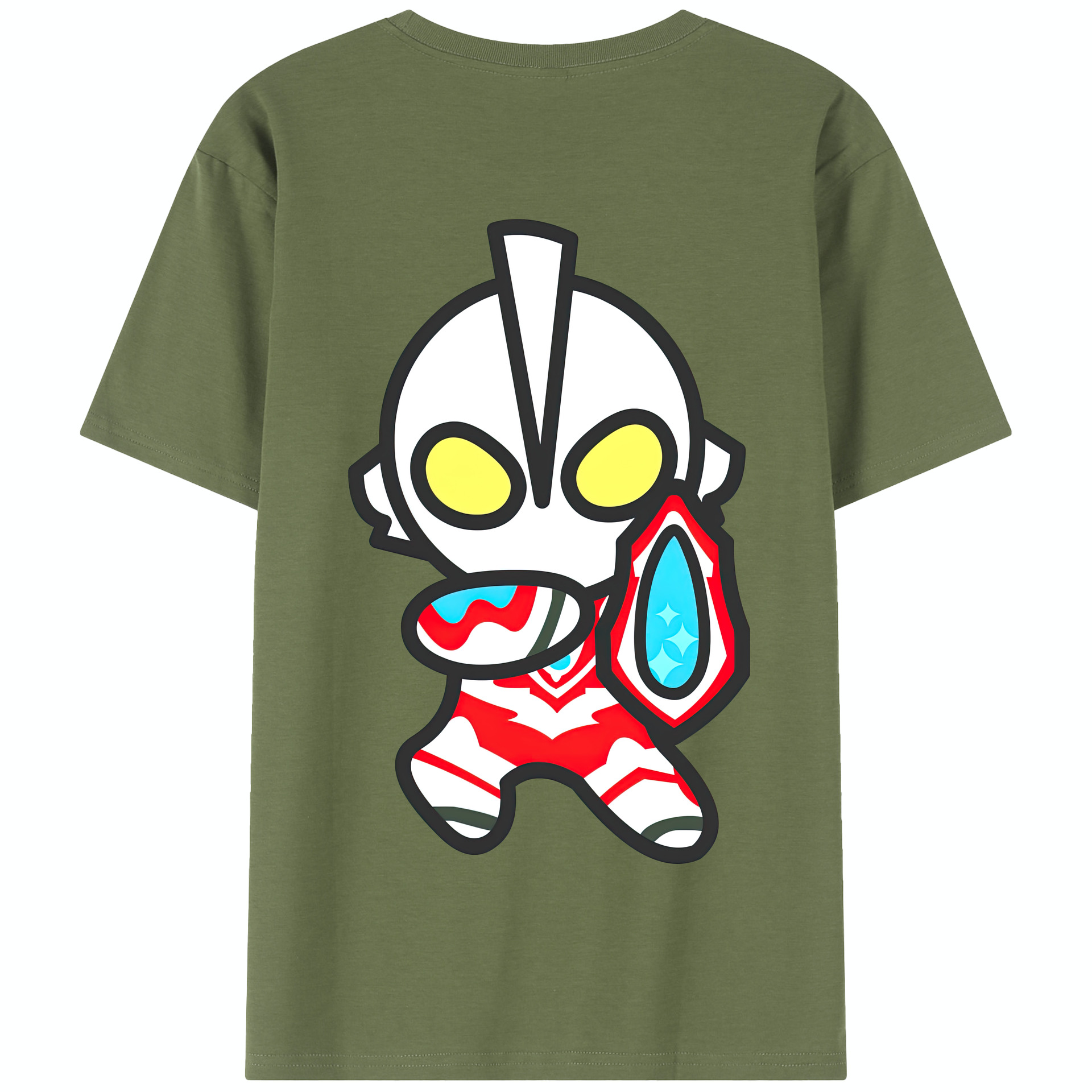 （画像用） ウルトラマン Ultraman 綿100％半袖Tシャツ（背面プリント）